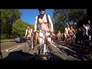 naked rides of women and men nudists around the city