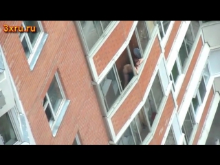 filmed a naked neighbor on the balcony